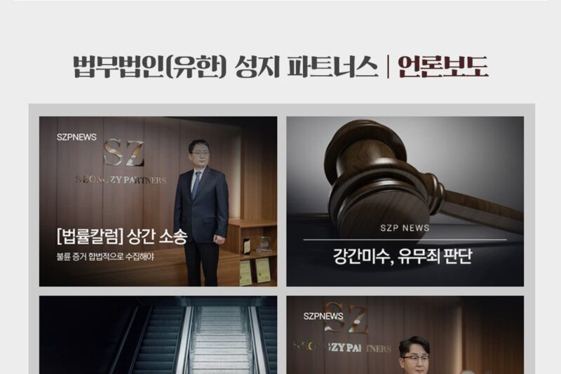 법무법인 성지파트너스 이혼 업무 분야. 재산분할과 위자료, 양육권 사건을 맡습니다.